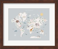 Framed World Map