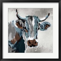 Framed Looking Cow