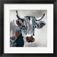 Framed Looking Cow