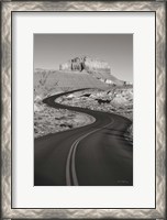 Framed Goblin Valley State Park Rd BW