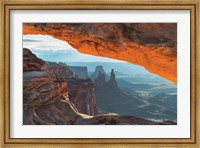 Framed Mesa Arch Canyonlands National Park