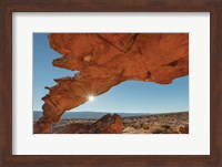 Framed Sunset Arch Grand Staircase Escalante National Monument