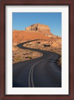 Framed Goblin Valley State Park Road