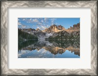 Framed Baron Lake Monte Verita Peak Sawtooth Mountains II
