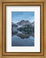 Framed Baron Lake Monte Verita Peak Sawtooth Mountains I