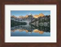 Framed Alice Lake Sawtooh Mountains Idaho
