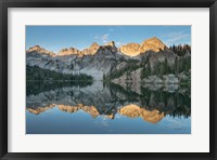 Framed Alice Lake Sawtooh Mountains Idaho