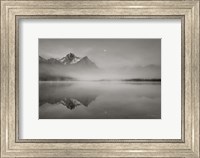 Framed Stanley Lake Idaho BW