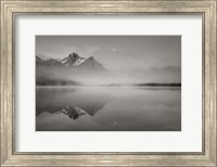 Framed Stanley Lake Idaho BW