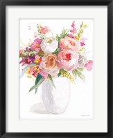 Framed Sunday Bouquet I Neutral