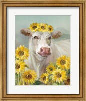 Framed Cow in a Crown II