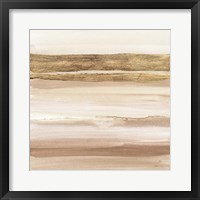 Gold and Brown Sand I Organic Framed Print