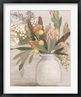 Framed Light Protea Still Life