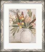 Framed Light Protea Still Life