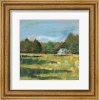 Framed Farmhouse Across the Meadow