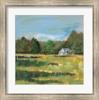 Framed Farmhouse Across the Meadow