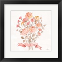 Framed Romantic Blooms IV