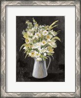 Framed Farm Bouquet on Black