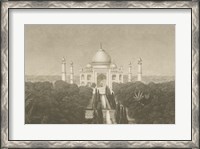 Framed Taj Mahal Postcard II