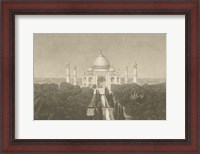 Framed Taj Mahal Postcard II