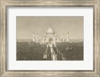Framed Taj Mahal Postcard II