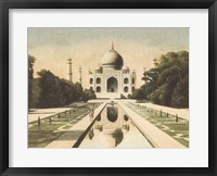 Framed Taj Mahal Postcard I