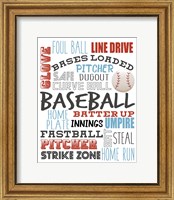 Framed Baseball