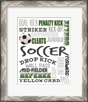 Framed Soccer