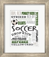 Framed Soccer