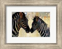 Framed Zebra Love