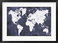 Framed World Map