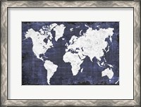 Framed World Map