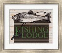 Framed Fishing Lodge