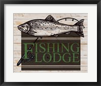 Framed Fishing Lodge