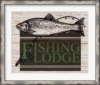 Framed Fishing Lodge