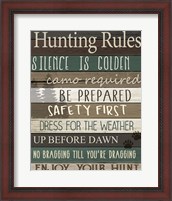 Framed Hunting Rules