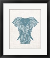 Framed Elephant Mandala