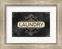 Framed Laundry Open 24