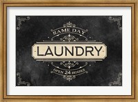 Framed Laundry Open 24