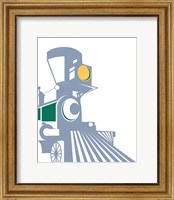 Framed Eat Sleep Trains 1