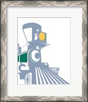 Framed Eat Sleep Trains 1