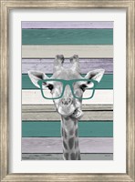 Framed Giraffes Glasses 2