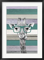 Framed Giraffes Glasses 2