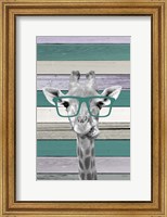 Framed Giraffes Glasses 2