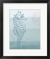 Seaside Card 3 v2 Framed Print