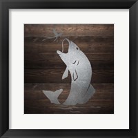 Metal Fish 2 Framed Print