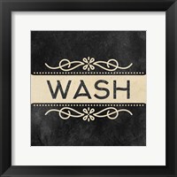 Wash Dry Fold 1 Framed Print