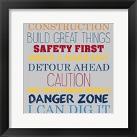 Build Great Things 2 Framed Print