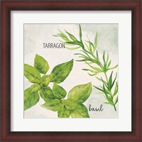 Framed Fresh Herbs 1