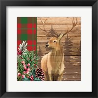 Framed Woodland Christmas Square 1